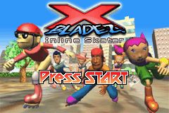 X-Bladez - Inline Skater Title Screen